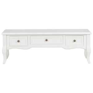 vidaXL TV Cabinet White 100 x 35 x 35 cm Wood