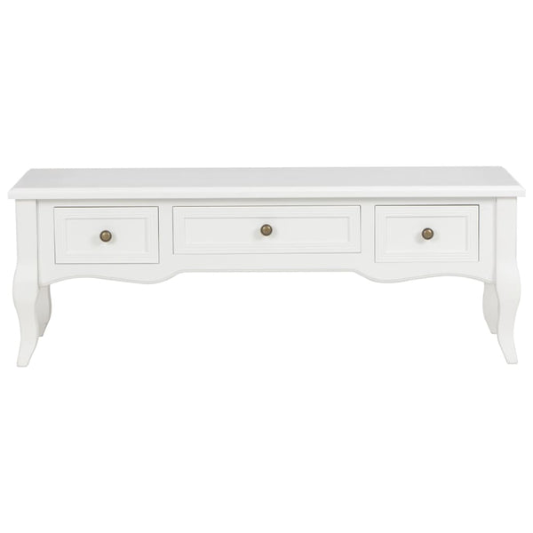vidaXL TV Cabinet White 100 x 35 x 35 cm Wood