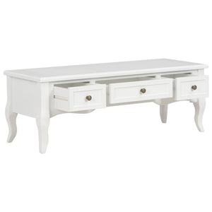 vidaXL TV Cabinet White 100 x 35 x 35 cm Wood