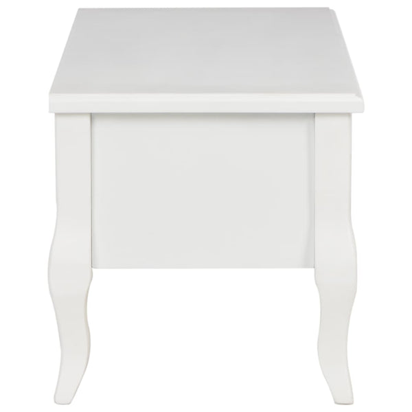 vidaXL TV Cabinet White 100 x 35 x 35 cm Wood