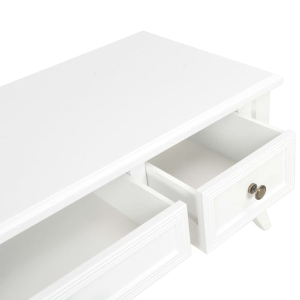 vidaXL TV Cabinet White 100 x 35 x 35 cm Wood