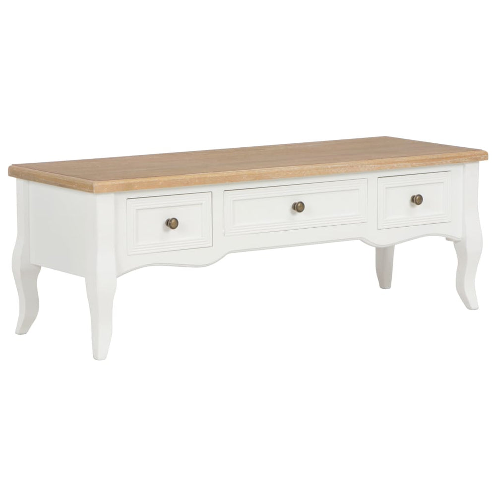 vidaXL TV Cabinet White 100 x 35 x 35 cm Wood