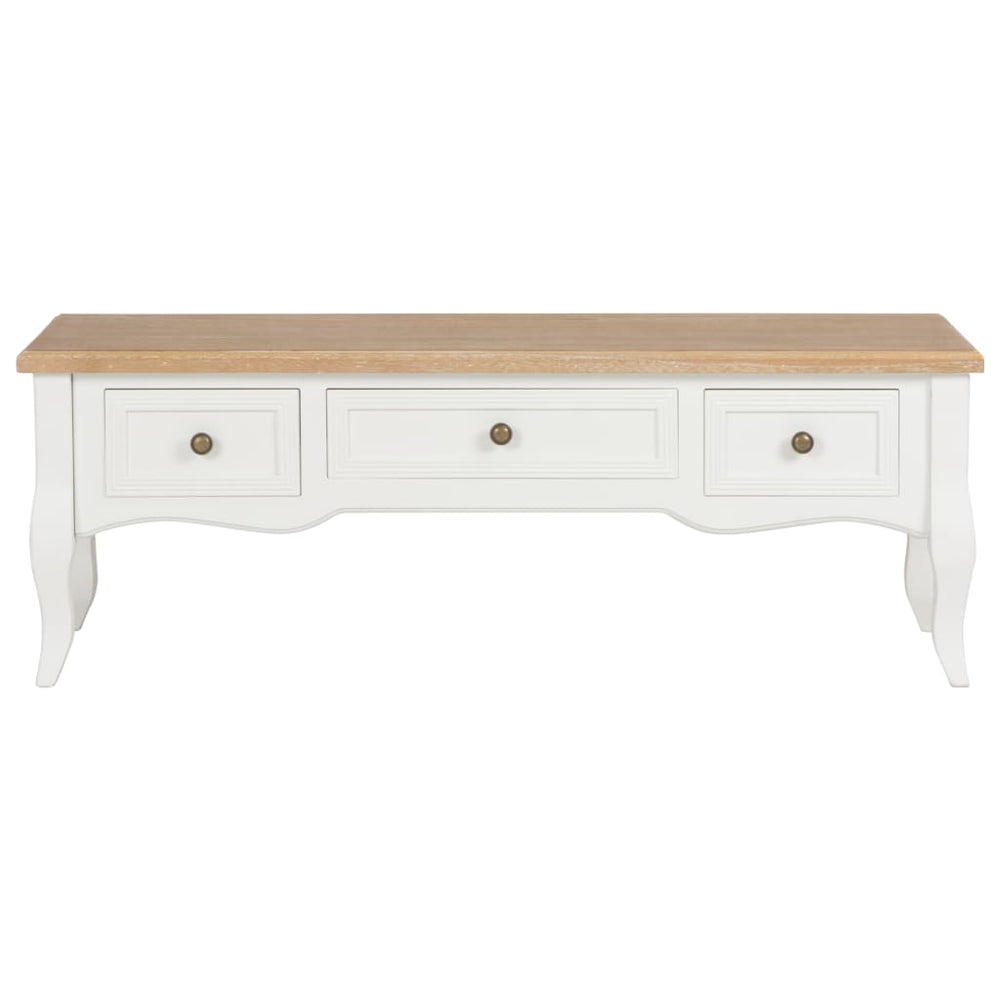 vidaXL TV Cabinet White 100 x 35 x 35 cm Wood