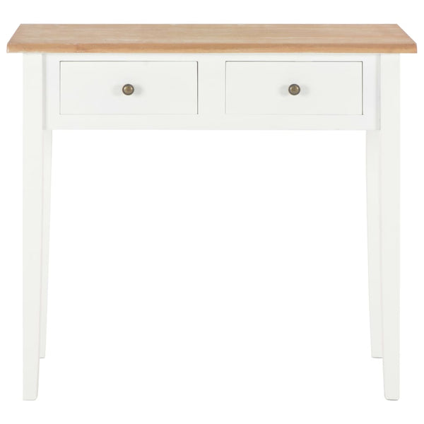 vidaXL Dressing Table Console Table White 79 x 30 x 74 cm Wood