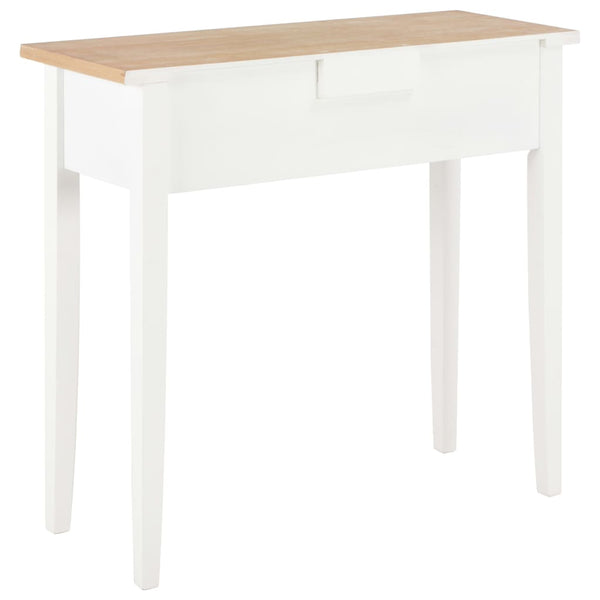 vidaXL Dressing Table Console Table White 79 x 30 x 74 cm Wood