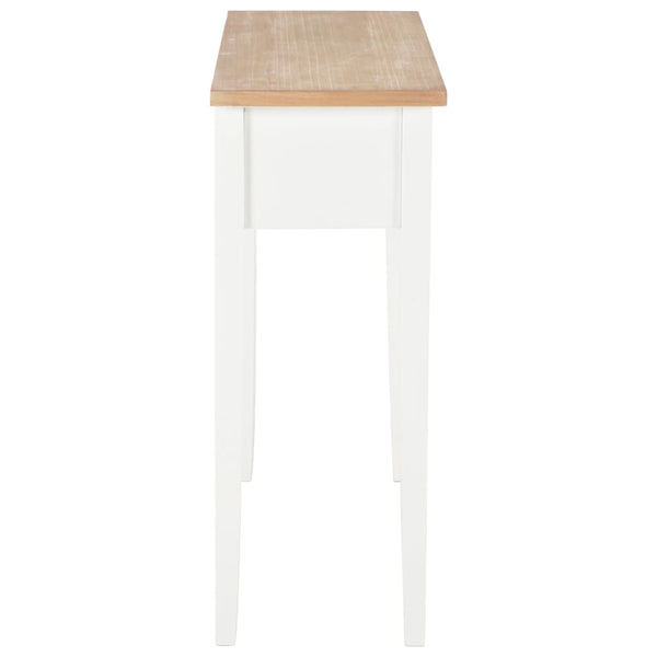 vidaXL Dressing Table Console Table White 79 x 30 x 74 cm Wood