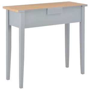 vidaXL Dressing Table Console Table Grey 79 x 30 x 74 cm Wood