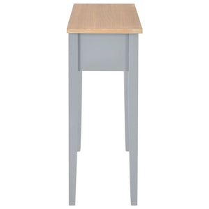vidaXL Dressing Table Console Table Grey 79 x 30 x 74 cm Wood