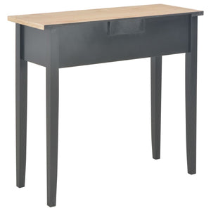 vidaXL Dressing Table Console Table Black 79x30x74 cm Wood