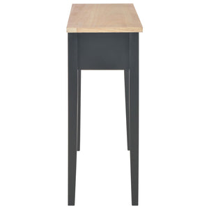 vidaXL Dressing Table Console Table Black 79x30x74 cm Wood