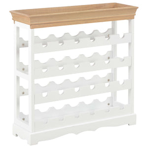 vidaXL Wine Cabinet White 70 x 22.5 x 70.5 cm MDF