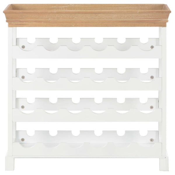 vidaXL Wine Cabinet White 70 x 22.5 x 70.5 cm MDF