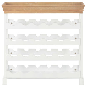 vidaXL Wine Cabinet White 70 x 22.5 x 70.5 cm MDF