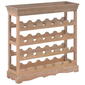 vidaXL Wine Cabinet Brown 70 x 22.5 x 70.5 cm MDF