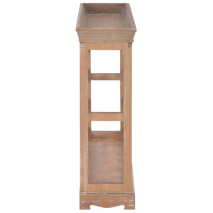 vidaXL Wine Cabinet Brown 70 x 22.5 x 70.5 cm MDF