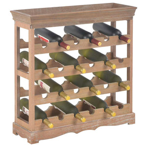vidaXL Wine Cabinet Brown 70 x 22.5 x 70.5 cm MDF