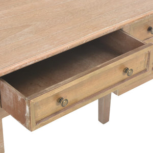 vidaXL Desk Brown 109.5 x 45 x 77.5 cm Wood