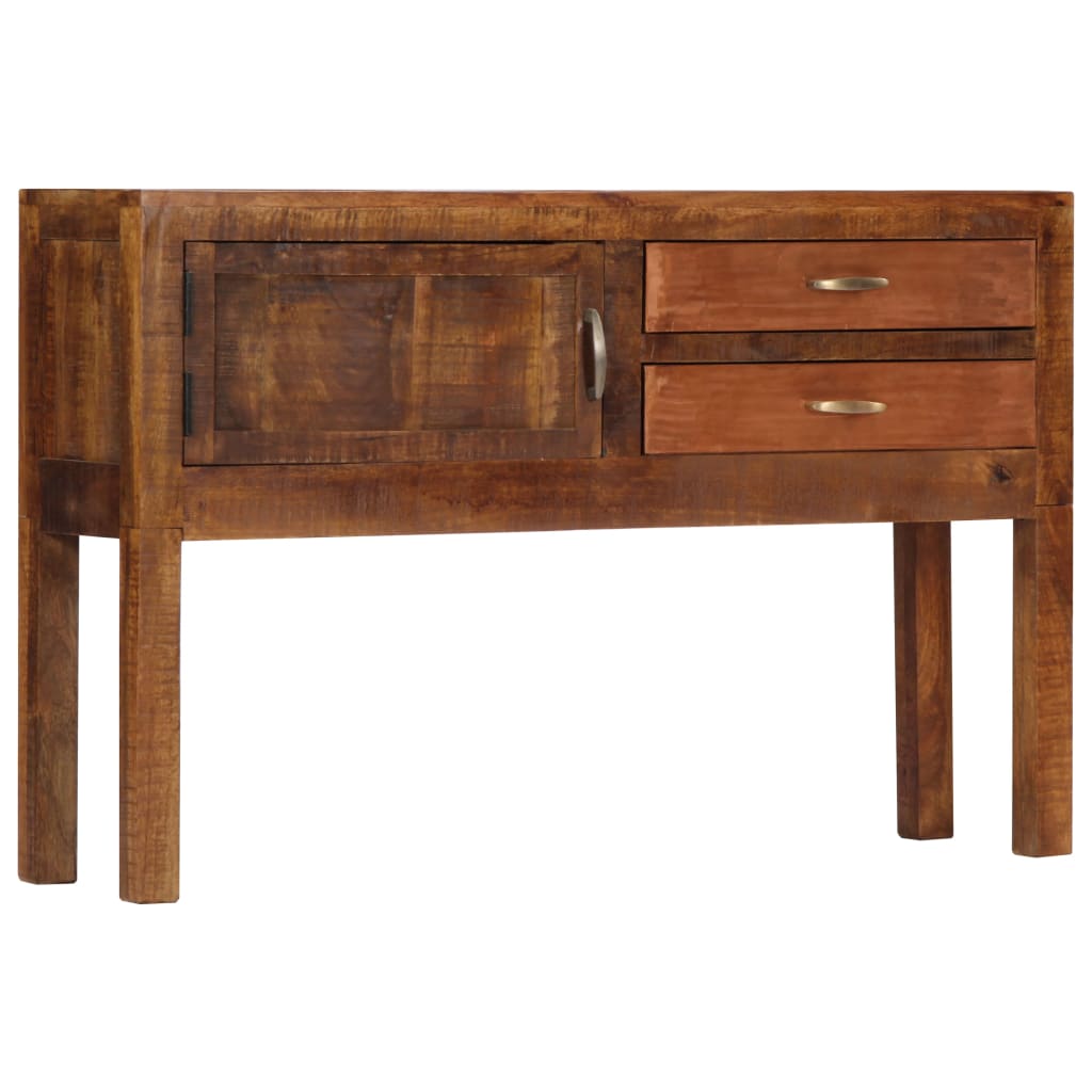 vidaXL Sideboard 118x30x75 cm Solid Mango Wood
