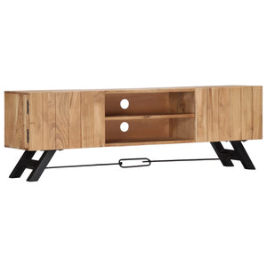 vidaXL TV Cabinet 140x30x45 cm Solid Acacia Wood