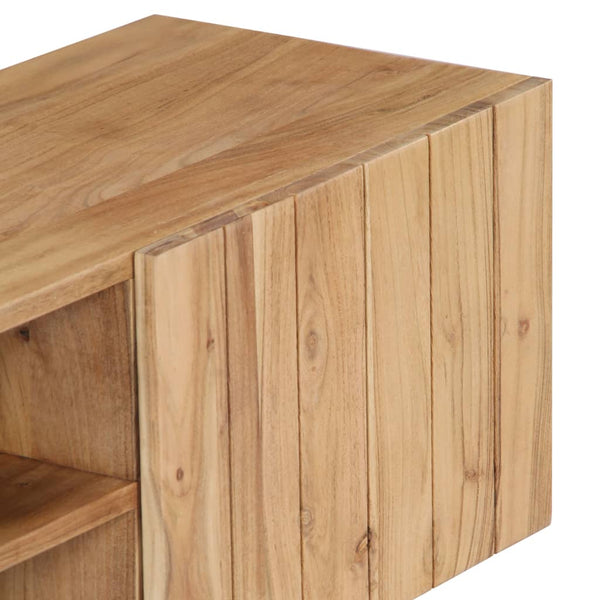 vidaXL TV Cabinet 140x30x45 cm Solid Acacia Wood
