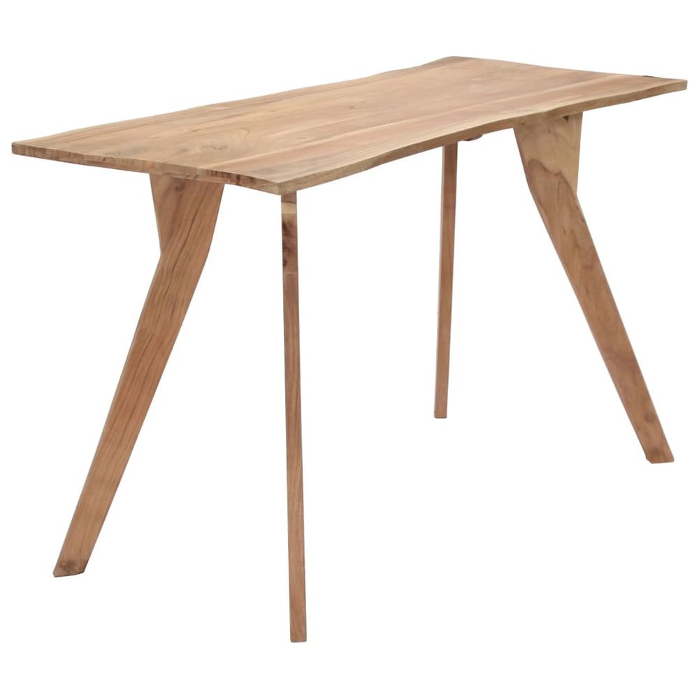 vidaXL Dining Table 120 x 58 x 76 cm Solid Acacia Wood