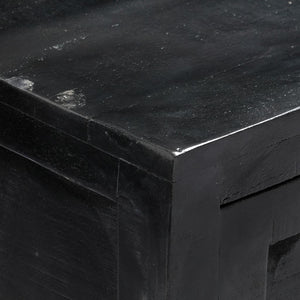 vidaXL Sideboard Black 147x40x80 cm Solid Mango Wood