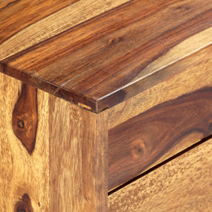 vidaXL Sideboard 118x30x60 cm Solid Acacia Wood