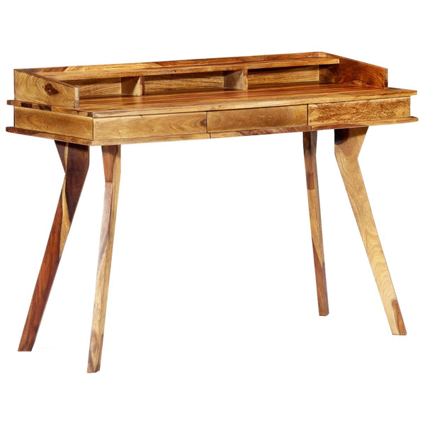 vidaXL Desk 115 x 50 x 85 cm Solid Acacia Wood