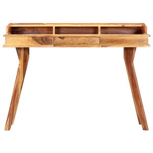 vidaXL Desk 115 x 50 x 85 cm Solid Acacia Wood