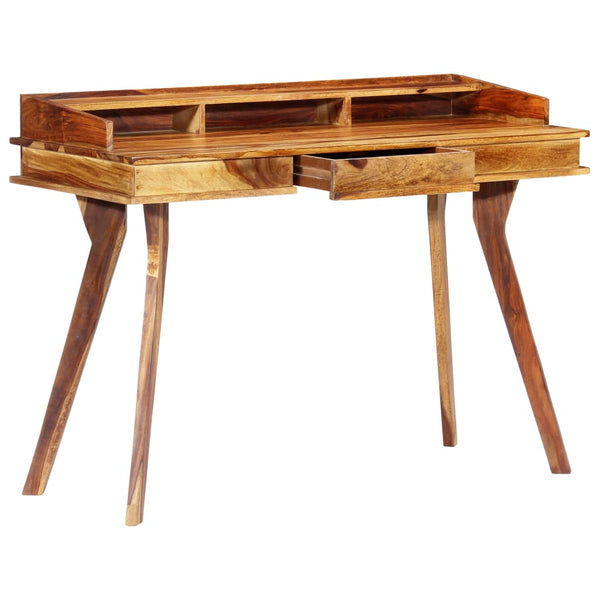 vidaXL Desk 115 x 50 x 85 cm Solid Acacia Wood