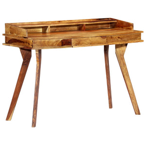 vidaXL Desk 115 x 50 x 85 cm Solid Acacia Wood