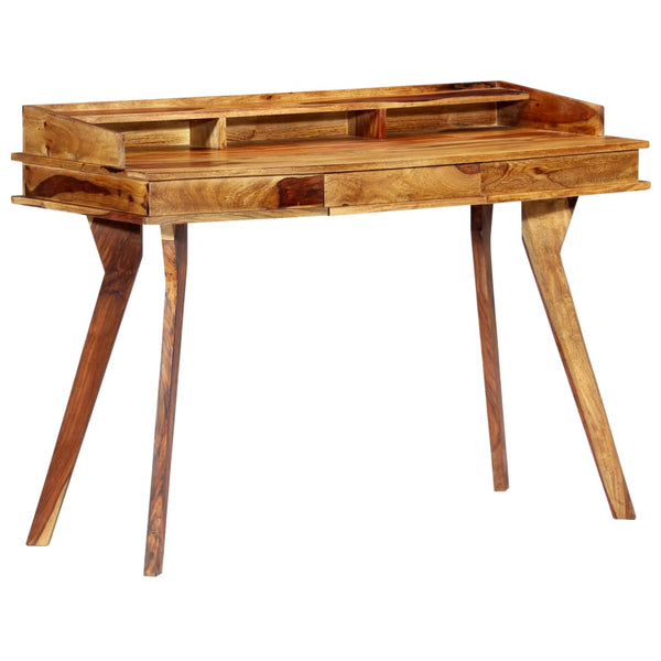 vidaXL Desk 115 x 50 x 85 cm Solid Acacia Wood