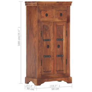 vidaXL Sideboard 50x30x100 cm Solid Acacia Wood