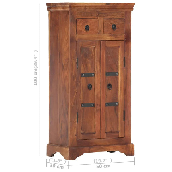 vidaXL Sideboard 50x30x100 cm Solid Acacia Wood