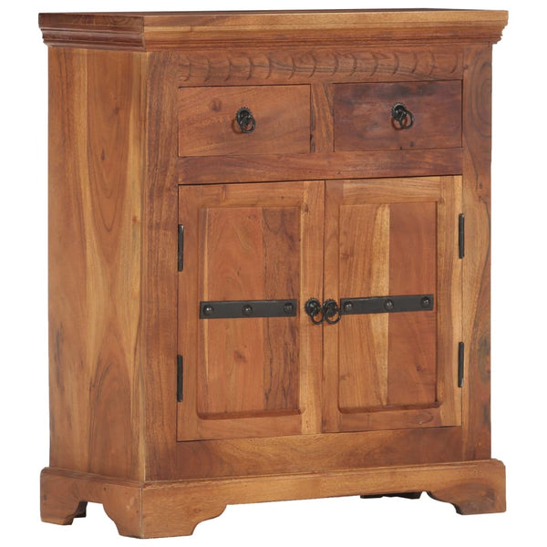 vidaXL Sideboard 63x30x75 cm Solid Acacia Wood