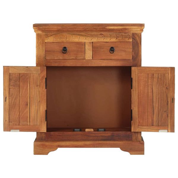 vidaXL Sideboard 63x30x75 cm Solid Acacia Wood