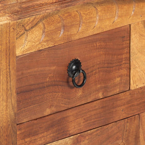 vidaXL Sideboard 63x30x75 cm Solid Acacia Wood