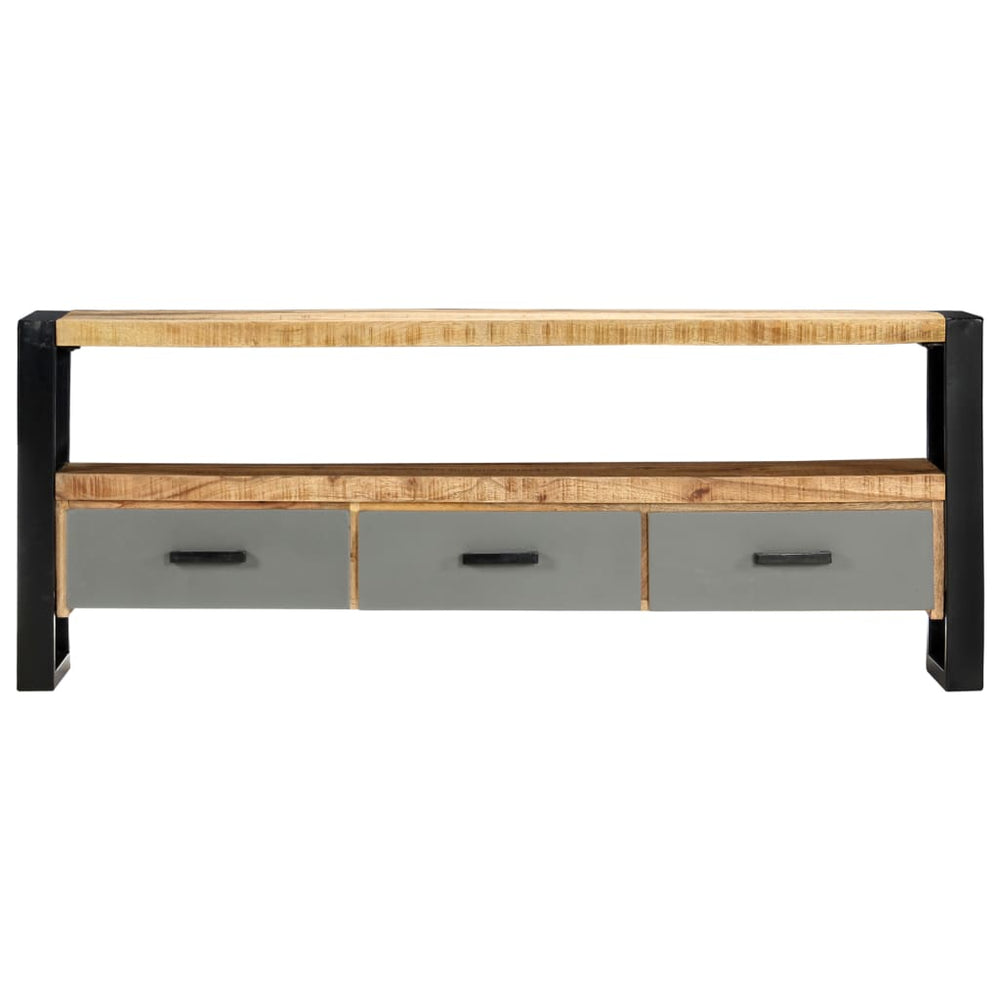 vidaXL TV Cabinet 130 x 30 x 50 cm Solid Mango Wood
