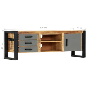 vidaXL TV Cabinet 120x30x40 cm Solid Mango Wood