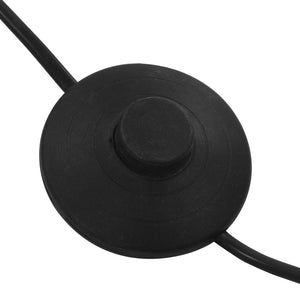 vidaXL Floor Lamp 200 cm 5 x E14 Black and Gold