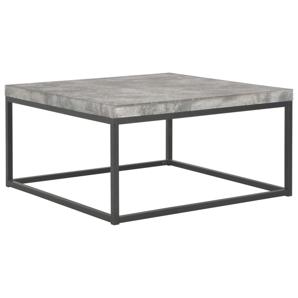 vidaXL Coffee Table 75x75x38 cm Concrete Look