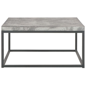 vidaXL Coffee Table 75x75x38 cm Concrete Look