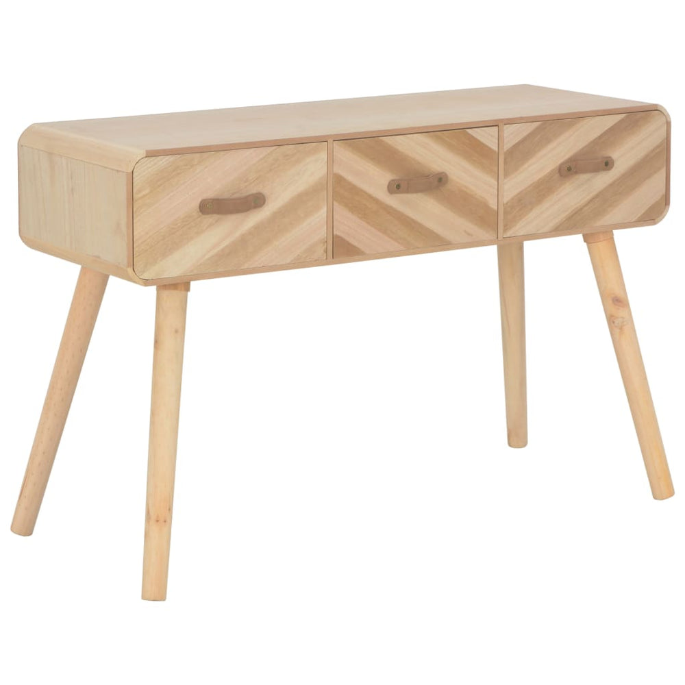 vidaXL Console Table 100x35x68 cm Solid Wood