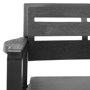vidaXL 4-Piece Garden Lounge Set Anthracite Plastic