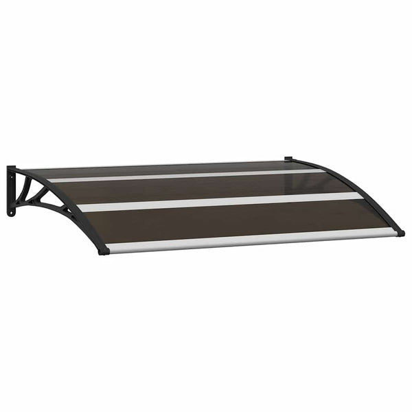 vidaXL Awning Black 120x75 cm PC