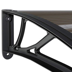 vidaXL Awning Black 120x75 cm PC