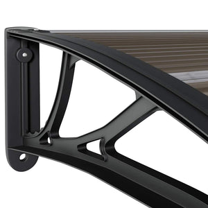 vidaXL Awning Black 240x75 cm PC