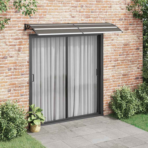 vidaXL Awning Black 240x75 cm PC