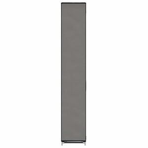 vidaXL Shoe Cabinet with Cover Grey 57 x 29 x 162 cm Fabric