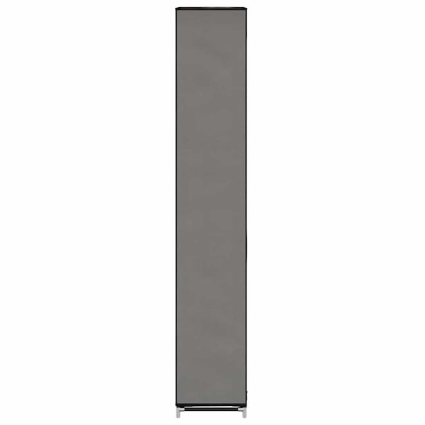 vidaXL Shoe Cabinet with Cover Grey 57 x 29 x 162 cm Fabric